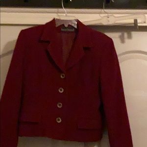 Blazer wool. Red
